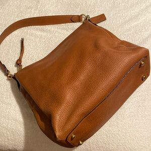 Coach Tan Leather Shoulder Bag